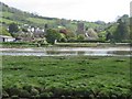 Axmouth and its church across the River Axe in EX12 4AN