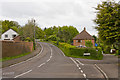 Funtley Road approaching railway bridge in PO17 5EQ