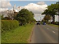 B1398 and radio mast near Mount Pleasant Mill in DN21 4EF