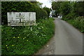 Old road sign, Llanellen in NP7 9HN