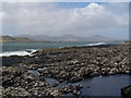 Rocky shore of Loch Bracadale in IV56 8FE