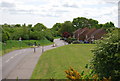 Blakes Farm Rd looking south from Southwater St Bridge in RH13 9GQ