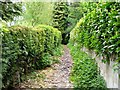 Sutton Bonington Path between pond and farm in LE12 5RA