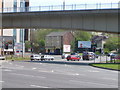 Sheffield: tram bridge over Park Square in S2 5AB