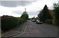 Looking west along Brooker's Rd in RH14 9PZ