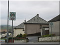 Road sign showing speed limit  - "Twenty's plenty" in KA6 7QN