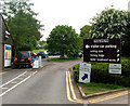 Draycote Water carpark entrance in CV23 8AB