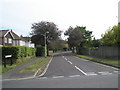 Looking from Hollow Lane down Chichester Avenue in PO11 9DW
