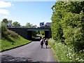 The M6 crosses Tithe Barn Lane at Scorton in PR3 1DQ