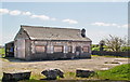 Old Garage on Cockerham Sands in Cockerham