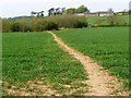 Path to Manor Farm in LE12 5RN