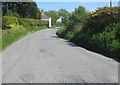 The Burwen Road (B5111) approaching Hen Siop in LL68 9RP