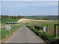 View NE across farmland towards Ittinge Farm in TN25 5JX