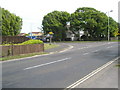 Approaching the junction of Rails Lane and Foreland Court in PO11 9PR