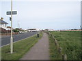 Looking eastwards along Seafront in PO11 9FG