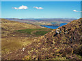 North east from the slopes of Beinn na Boineid in IV55 8ZB