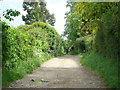 Public Footpath at the end of The Meadows, Chelsfield in BR6 7SN