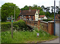 Bridge and pub, Tuddenham St Martin in Tuddenham St Martin
