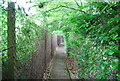 Footpath by the Priory Works in TN11 0FL