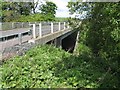 Modern bridge over the Union canal in EH28 8AD