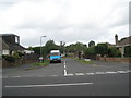 Looking from Milton Road into the eastern entrance to Sandyfield Crescent in PO8 9AY