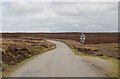 Road over the moors in YO18 8SD