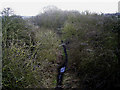Trackbed of former railway near Odstone, Leics in CV13 0QU