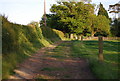 Footpath leading to Meopham Bank House in TN11 9DU