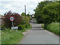 Road into Manton from the west in SN8 1PT