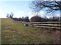Post and Rail Fencing near Crossington Farm in HR9 7RG