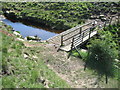 Footbridge over Limestone Brook in Anglezarke