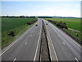 A14 looking east in CB25 9BB