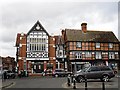 Old buildings, Wantage Market Place in OX12 7BB