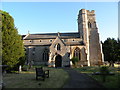 All Saints Church, Emberton, Bucks in the evening sunshine in MK46 5DH