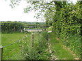 End of the footpath from Uplands just about to emerge onto Hawkley Road in GU33 6NG