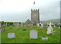 Churchyard of St Symphorian's Church, Forrabury in PL35 0DT