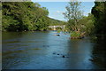 River Usk and Llangynidr Bridge in NP8 1NQ