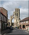 Towards the Minster from Hailgate in DN14 7BH