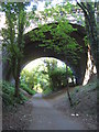 St Albans: Railway bridge over a now dismantled railway (1) in AL1 1JP