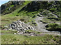 Cairn on the path up Ben Venue in FK8 3SY