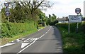 Newbold Road approaches Kirkby Mallory in Kirkby Mallory, Peckleton & Stapleton