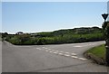 Minor road junction west of Clegyrog-ganol in LL68 0NY