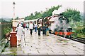 Steam locomotive at Rawtenstall, Lancashire in BB4 6QX