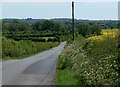 Country road near Eye Kettleby Hall in LE14 2TN