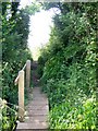 Footbridge near Sompting in BN15 0AU