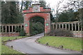 Entrance arch to Westwood House, Droitwich in WR9 0DJ