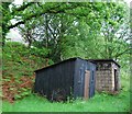 Derelict railway buildings near Beckfoot Quarry in CA19 1TF
