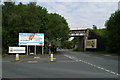 Bridge carrying the Wigan-Manchester line over Manchester Road, the A577 in WN2 2DY