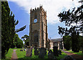 Whitchurch Canonicorum: Parish Church of St Candida and Holy Cross in DT6 6RF