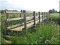 Footbridge over Lesser Teise in TN12 9JX